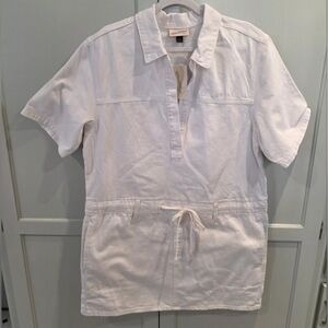 Universal Thread Company White Denim Short Tunic Dress NWT Medium